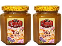 Мёд Домашние традиции Горный 250 гр набор 2 банки
