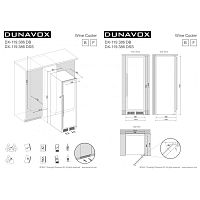 Винный шкаф Dunavox DX-119.386DSS