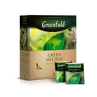 Чай в пакетиках Greenfield Green Melissa (Грин Мелисса) 150 г набор 2 упаковки арт.0879-02