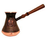 Турка медная JEZVA COFFEE 500 мл узкая