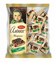 Конфеты Красный Октябрь Алёнка вафельные с фундуком 250 г