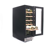 Винный шкаф CellarPrivate встраиваемый, однокамерный на 20 бутылок (CP020-1T)
