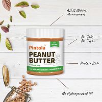 Кремовая арахисовая паста без добавления сахара Pintola Creamy Natural 1000 гр