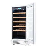 Винный шкаф CellarPrivate встраиваемый, однокамерный на 32 бутылки (CP032-1TWH) белый со скрытой руч