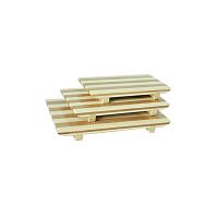Инвентарь  GASTRORAG SS070-S 21х12х3 см Поднос для суши