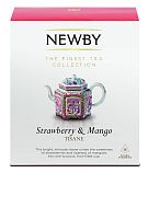 Чай NEWBY Клубника и манго 15 шелковых пирамидок фруктовый 38 гр.