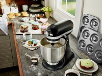 Планетарный миксер KITCHENAID MINI ARTISAN 3.3Л матовый чёрный 5KSM3311XEBM