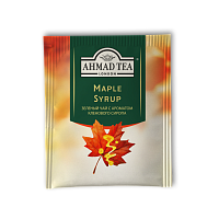Зеленый чай Ahmad Tea Maple Syrup (Кленовый Сироп) в пакетиках  25*1,5гр.