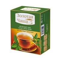 Чай в пакетиках Золотая Чаша зеленый 100 пак. х 1,8 гр. с/я