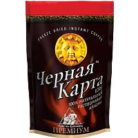 Кофе растворимый сублимированный Черная карта ПРЕМИУМ 150 гр. пакет