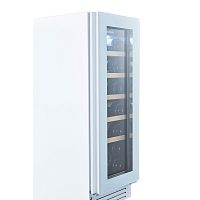 Винный шкаф CellarPrivate встраиваемый, однокамерный на 20 бутылок (CP020-1TWH) белый со скрытой руч