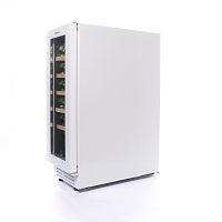 Винный шкаф CellarPrivate встраиваемый, однокамерный на 20 бутылок (CP020-1TWH) белый со скрытой руч