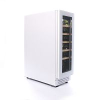 Винный шкаф CellarPrivate встраиваемый, однокамерный на 20 бутылок (CP020-1TWH) белый со скрытой руч