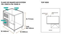 Льдогенератор Hoshizaki FM-150KE-N (воздушное охлаждение)