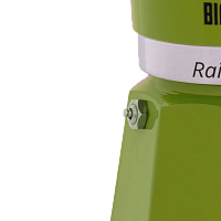 Гейзерная кофеварка Bialetti Rainbow зеленая 6 чашек