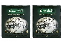 Чай в пакетиках Greenfield Earl Grey Fantasy (Эрл Грей Фэнтази) 100х2г арт. 0584-09