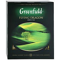 Чай в пакетиках Greenfield  Flying Dragon (Флаинг Драгон) 100 пак.набор 2 упаковки.