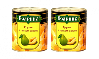 Груши половинки в сиропе Бояринъ 850 мл 2 шт
