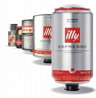 Кофе в зернах Illy темной обжарки, 3 кг