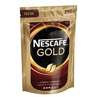 Кофе растворимый сублимированный Nescafe Gold 250 г м/у