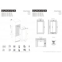 Винный шкаф Dunavox DAB-65.178TSS.TO