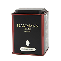 Черный ароматизированный чай Dammann Paul & Virginie (Поль и Вирджиния) 100 г ж/б