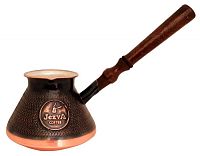Турка медная JEZVA COFFEE 500 мл широкая