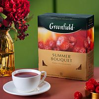 Чай в пакетиках Greenfield Summer Bouquet (Самма Букет) 200 г набор 2 упаковки арт.0878-02