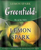 Чай в пакетиках Greenfield Lemon Spark чёрный с добавкми 100х1.5 г арт. 0841-10