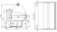 Морозилная витрина Полюс ВХСн-1,5 Сarboma G110  (G110 SL 1,5-1)