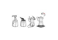 Кофеварка гейзерная GAT DELIZIA 2 cups