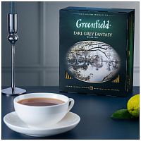 Чай в пакетиках Greenfield Earl Grey Fantasy (Эрл Грей Фэнтази) 100х2г арт. 0584-09